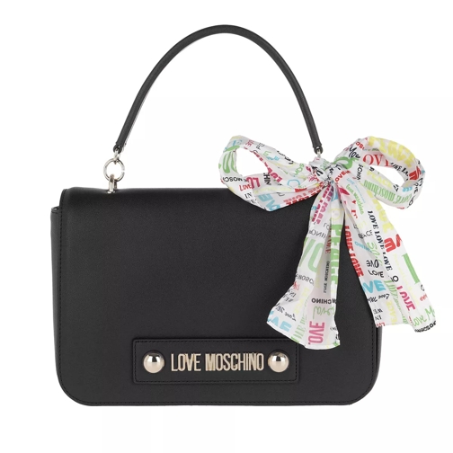 Love Moschino Soft Grain Pu Shoulder Bag Nero Cross body-väskor