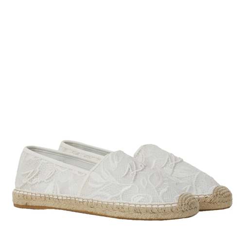Karl Lagerfeld Slide KAMINI ORCHIDEEN-ESPADRILLES weiss