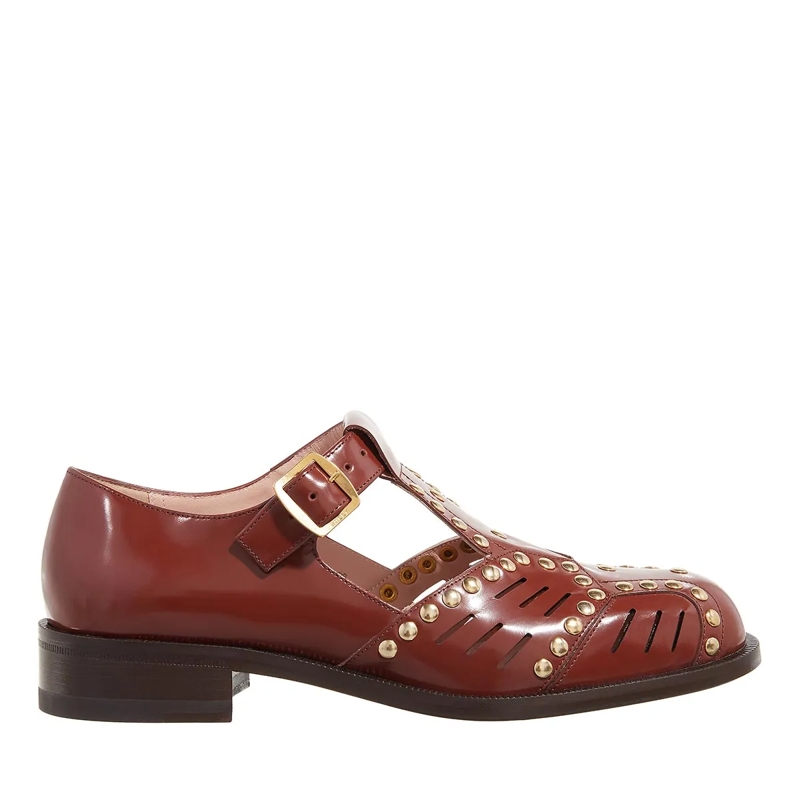 Bally Monkstraps Spiegel-W-Studs Russet