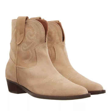 Suede cowboy 2025 booties