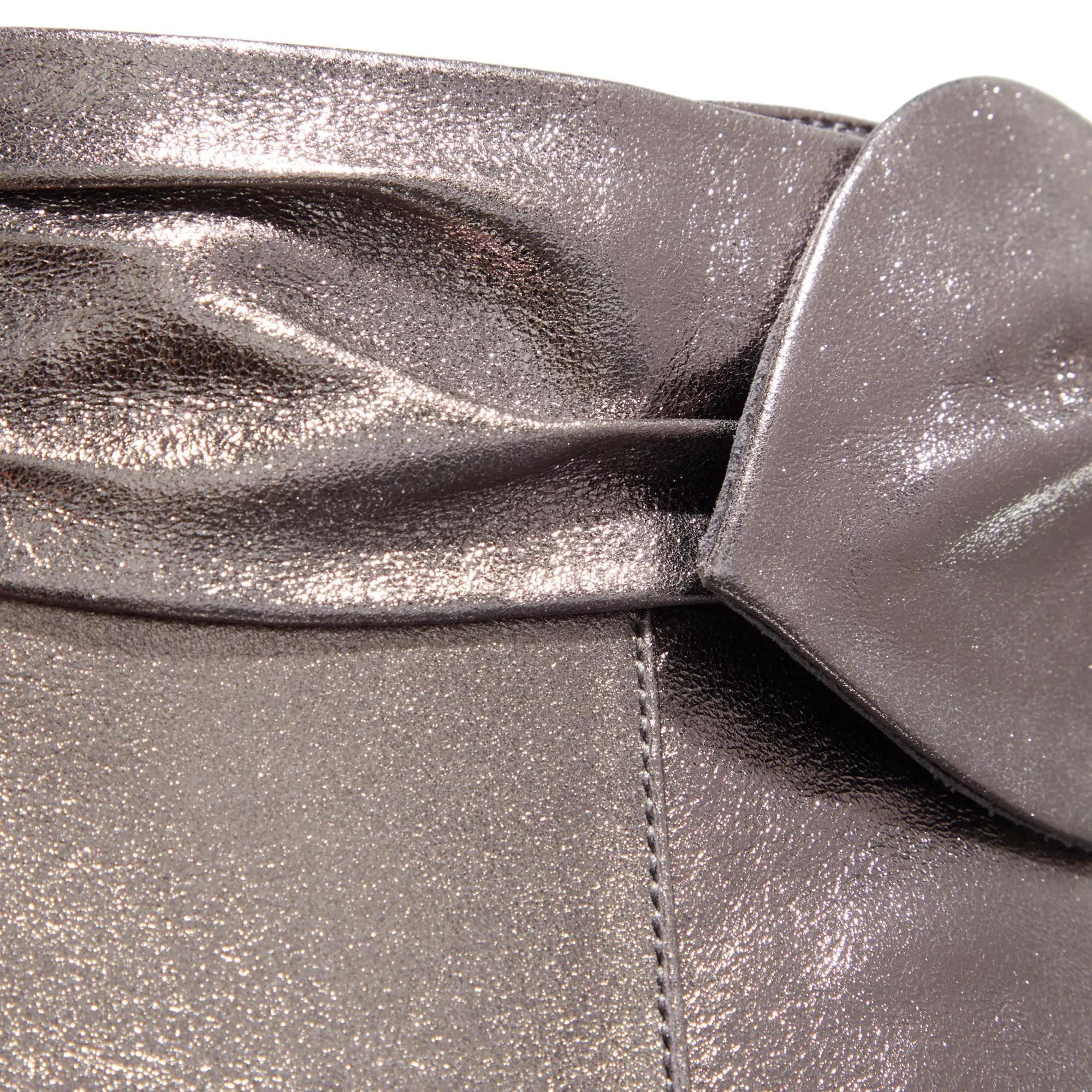 ted baker bottes & bottines, yona suede bow detail ankle boot en bronze - pour dames