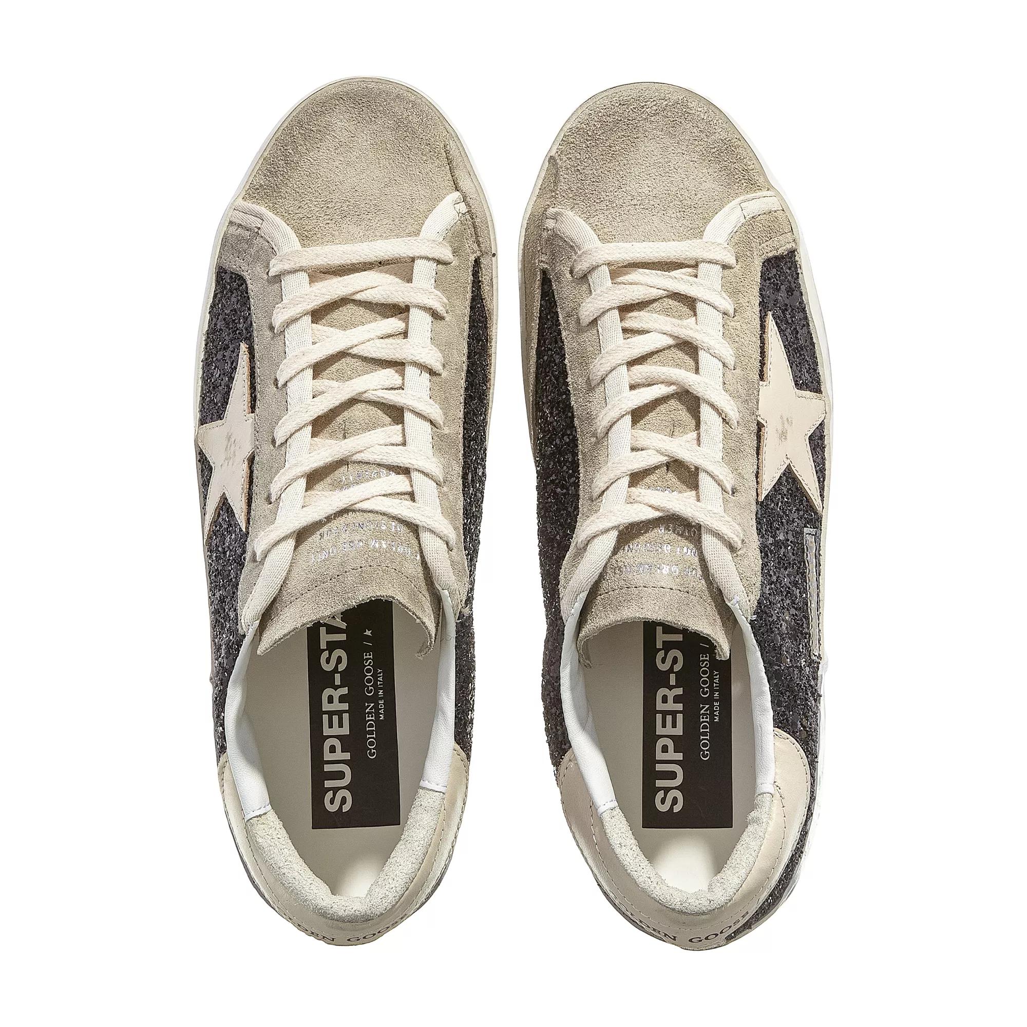 Golden goose sale black glitter