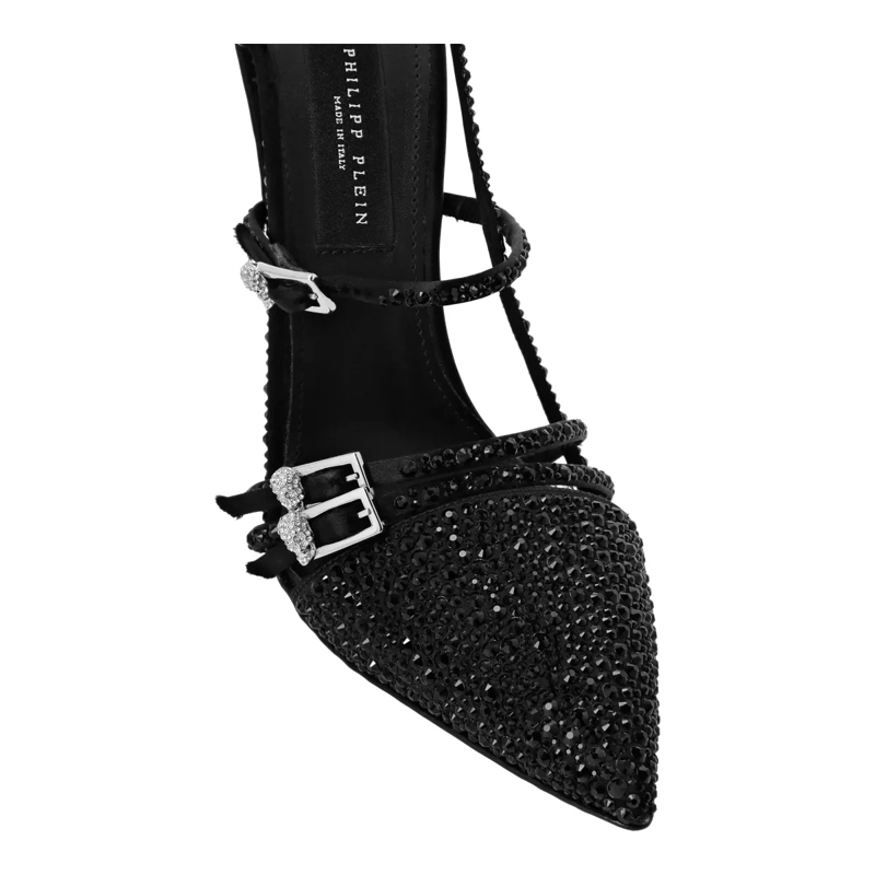 Philipp Plein Pumps Slingback-Schuhe Verziert schwarz(Image 3)