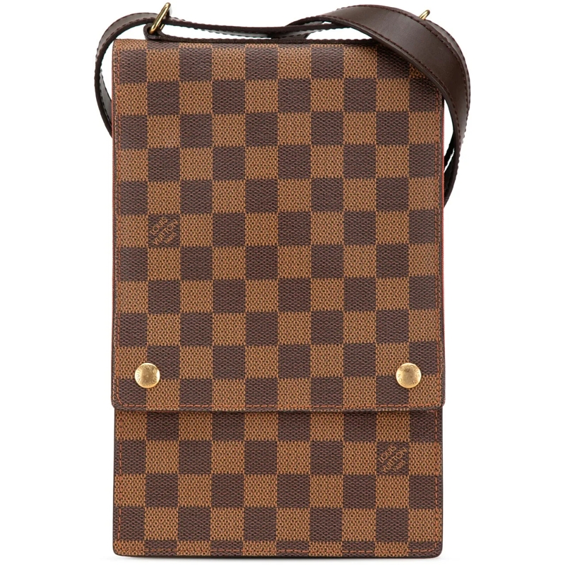 Louis Vuitton Schultertasche Damier Ebene Portobello braun