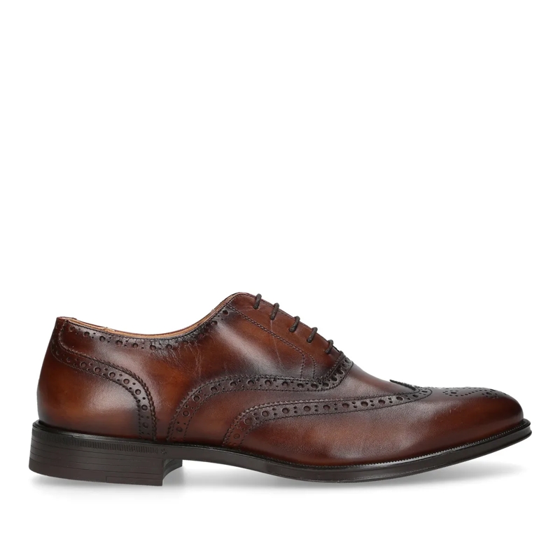 Henry Stevens Schnürschuhe Schnürer Wes FBO mittel-braun