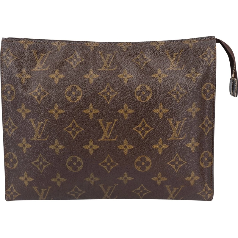 Louis Vuitton Tote Louis Vuitton Canvas Monogram Poche Toilette Clutc braun