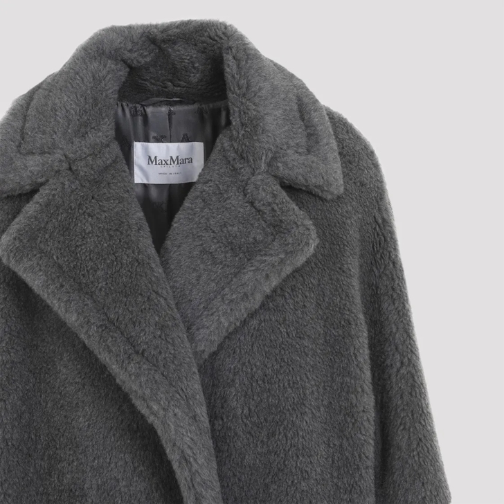 Max mara black teddy coat 2025