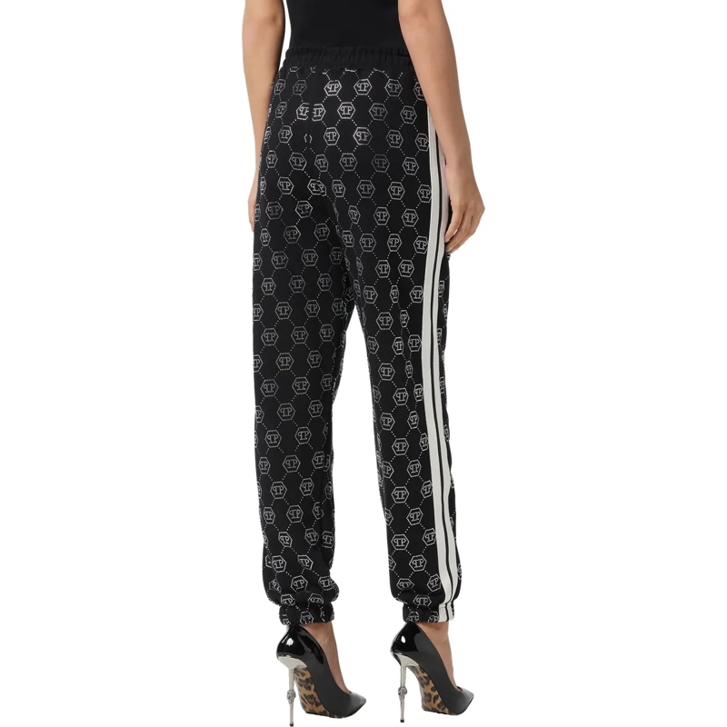Philipp Plein Jogginghose Jogginghosen Monogram Verziert schwarz(Image 2)