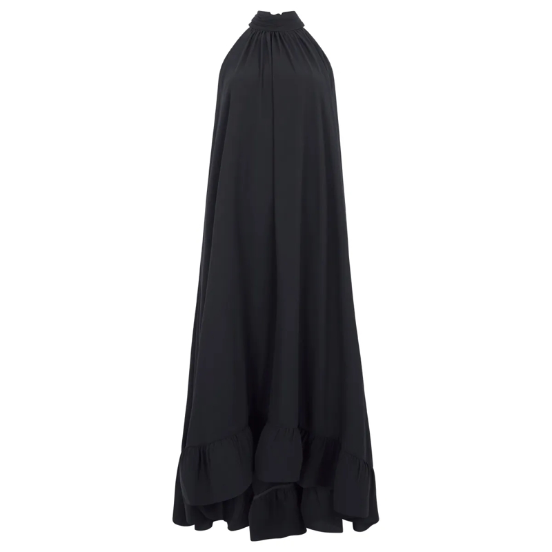 Apart Abendkleid Chiffonkleid schwarz