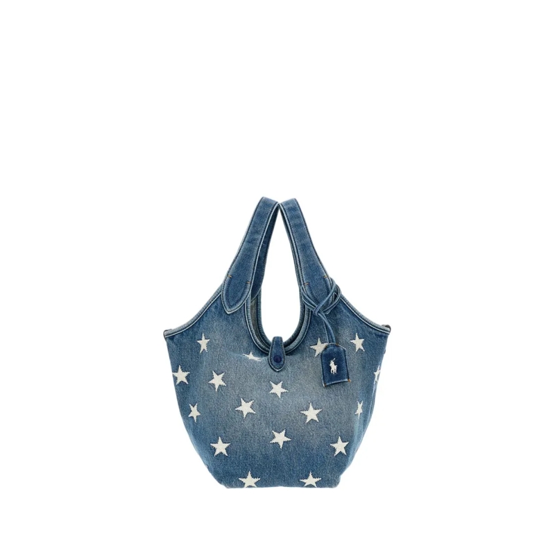 Polo Ralph Lauren Draagtas Embroidered Tote Bag Blue