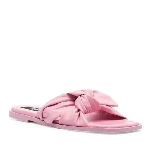 MSGM Pink Knot Slippers Pink Slide