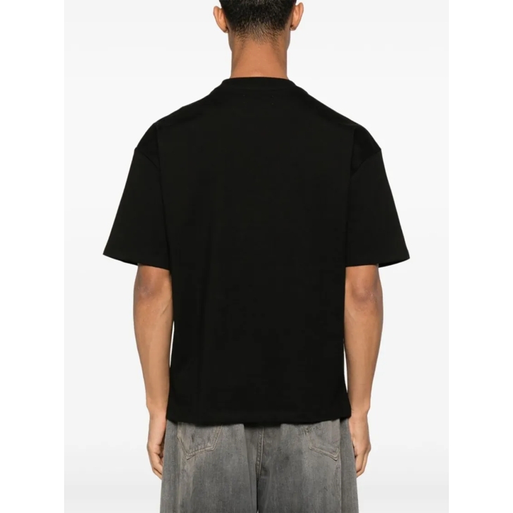 Tシャツ・カットソー Amiri Crew Neck T-Shirt With Chest Embroidery 0400022240205?wid=900