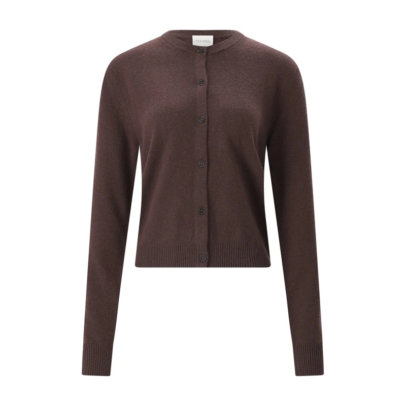 Closed Pull Strickjacke aus Wolle und Kaschmir braun