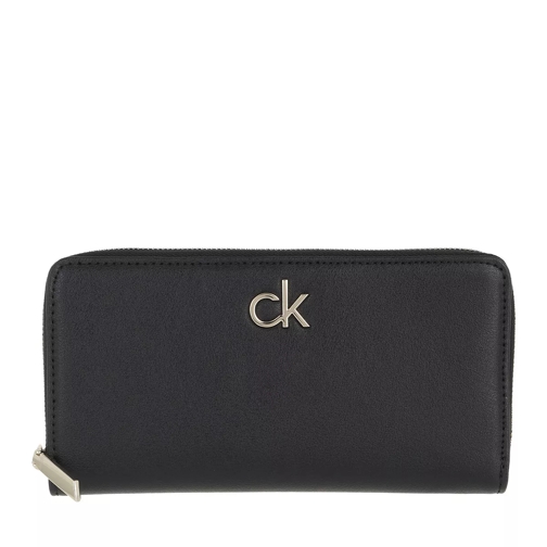 Calvin Klein Slim Wallet Large Black Kontinentalgeldbörse