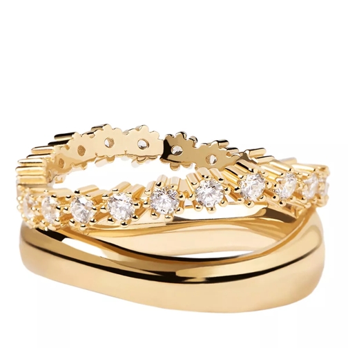 PDPAOLA Motion Ring Gold Anello multi-ring