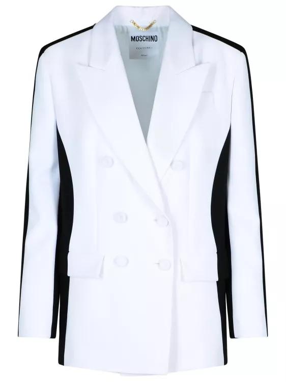 Moschino - Black Polyester Blend Blazer - Größe 38 - multi