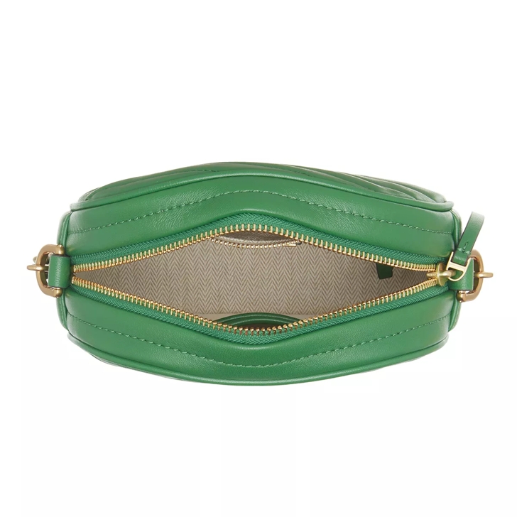 Tory Burch Women's Kira Pebbled Small Convertible Shoulder Bag - Green