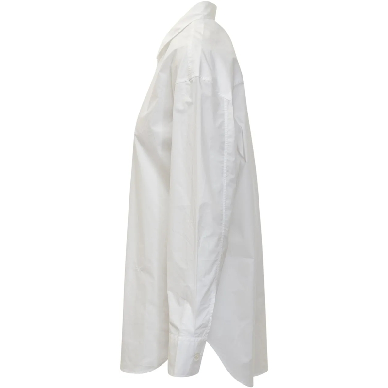 Studio Nicholson Bluse Studio Nicholson Camicia in Cotone weiß(Image 3)