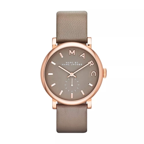 Marc Jacobs MBM1266 Baker Strap Watch Grey Multifunctioneel Horloge