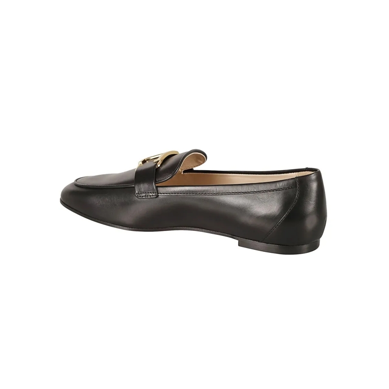 Tod's Ballerinas T-Logo Leather Loafers Black(Image 10)