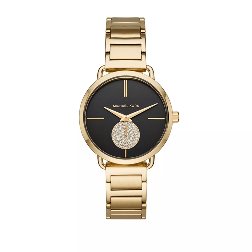 Michael Kors Portia Ladiesmetals Watch Gold Multifunctioneel Horloge