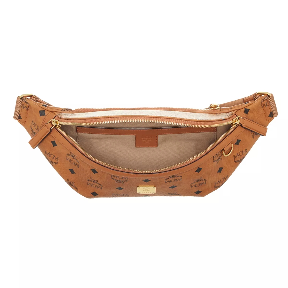 MCM Fursten Belt Bag Medium Cognac Belt Bag