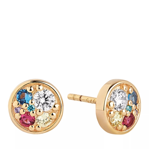 Sif Jakobs Jewellery Novara Piccolo Earrings 18K Yellow Gold Plated Orecchini a bottone