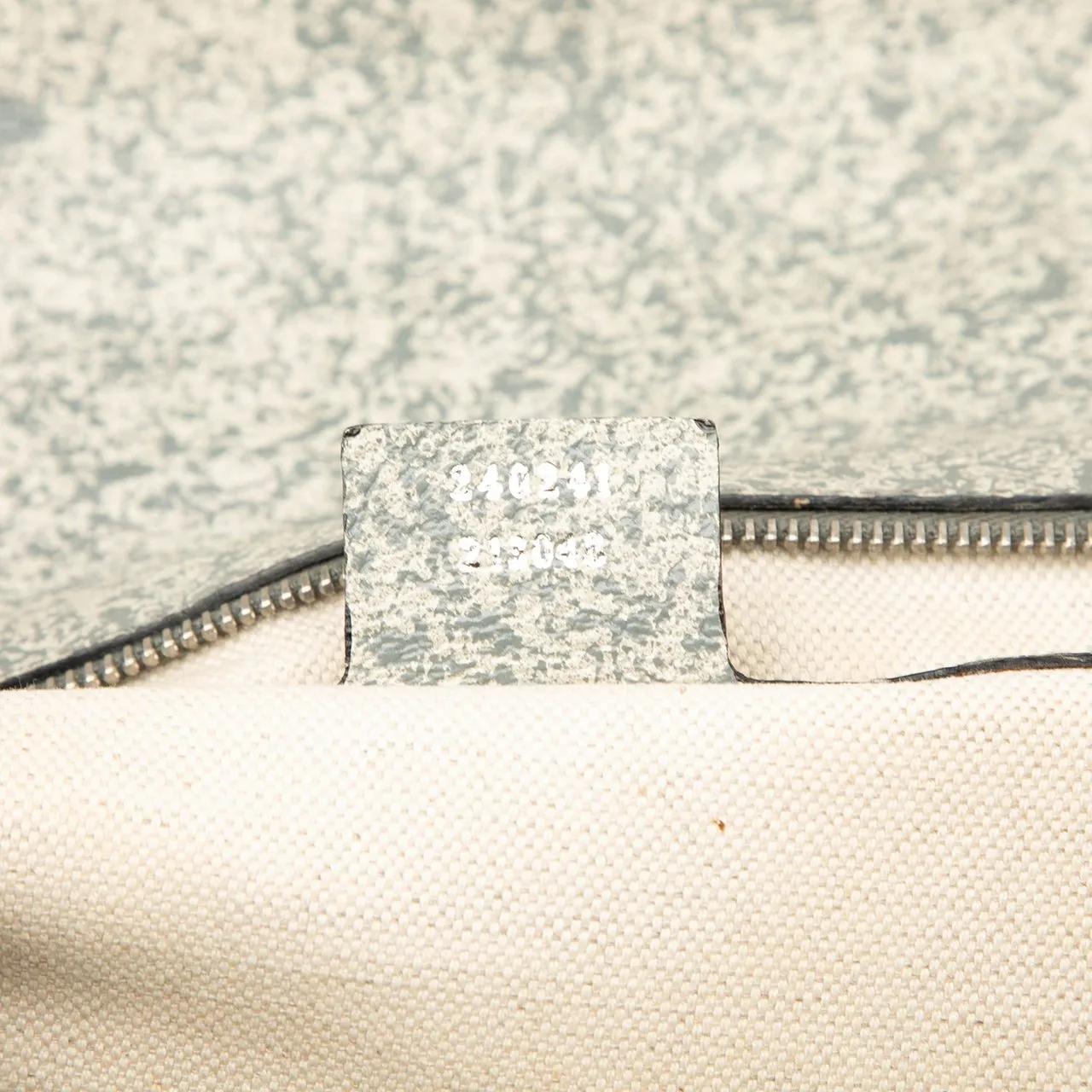 Thumbnail - Gucci Hobo Bags - Large Speckled Leather New Bamboo Top Handle Bag - Gr. unisize - in Grau - für Damen