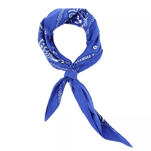 Gucci L'Aveugle Par Amour Scarf Cotton Blue Neckerchief