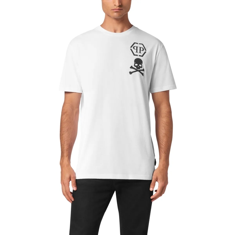 Philipp Plein T-Shirt T-Shirt Skull&Bones weiss(Image 3)