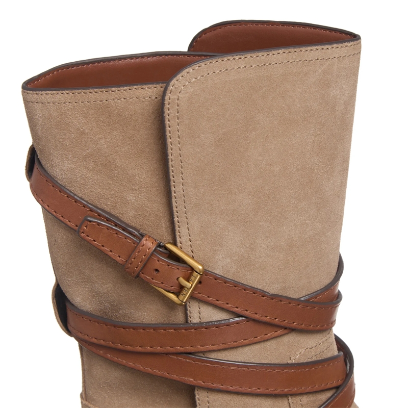 Lauren Ralph Lauren Stiefeletten Briannah Boots Mid Boot Honey Tan/Deep Saddle Tan(Image 4)