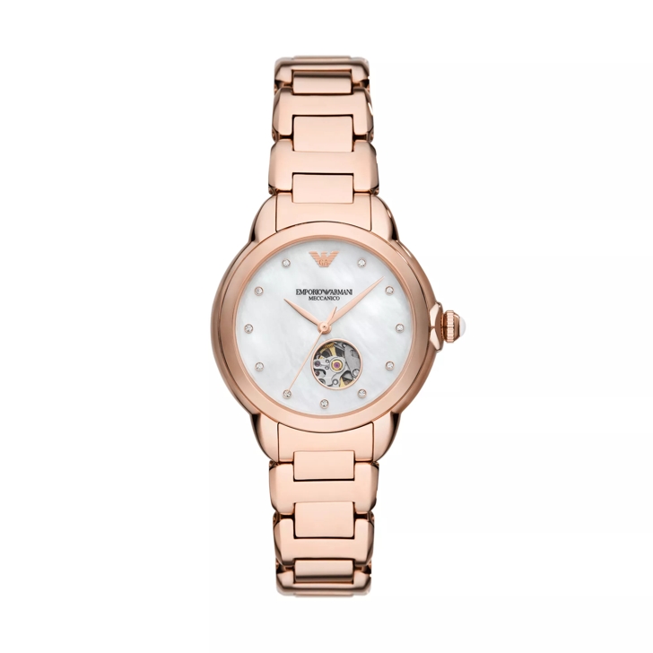 Emporio armani watch rose cheap gold