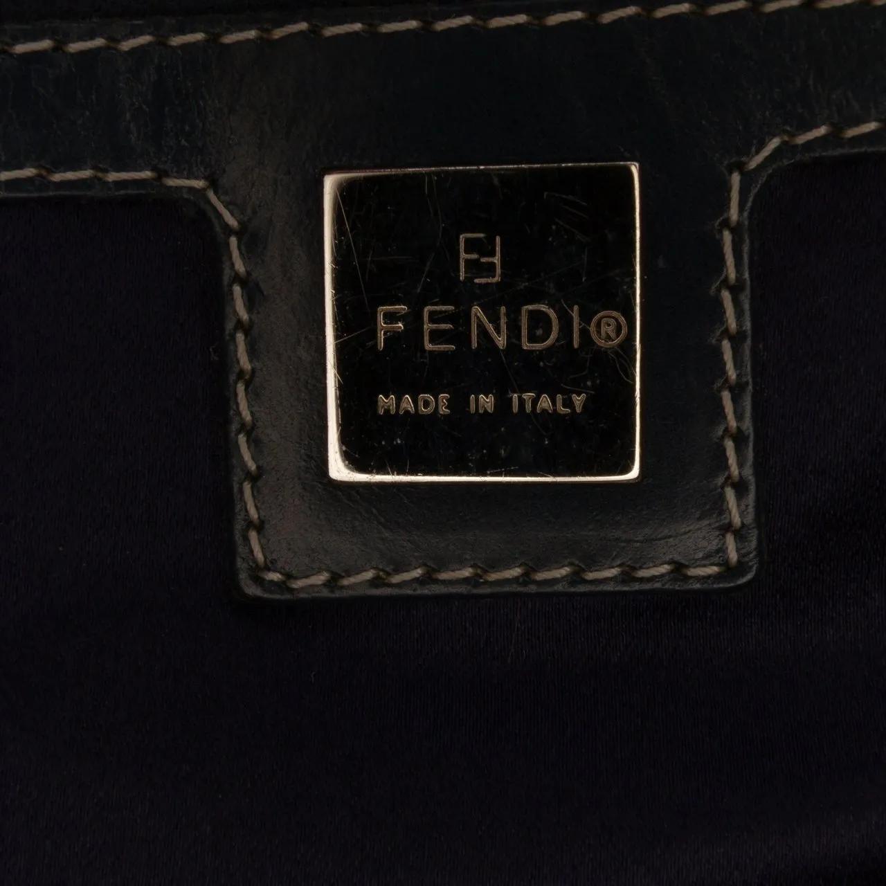 Thumbnail - Fendi Shopper - Small Zucchino Canvas Twins Tote - Gr. unisize - in Grau - für Damen