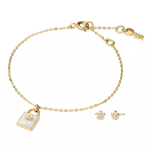 Michael Kors MKC1194AH710 Premium Set Gold Mellanlångt halsband