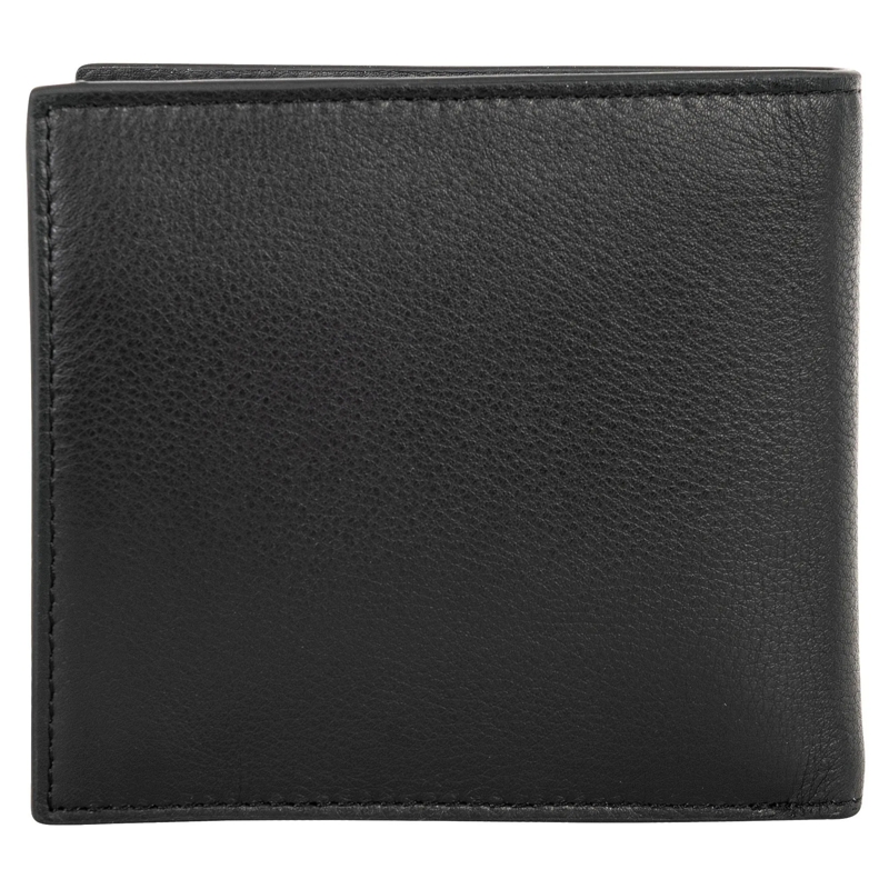 Armani Exchange Geldbörse PLAIN LEATHER BIFOLD WITH COIN POCKET 1er Pack schwarz(Image 2)