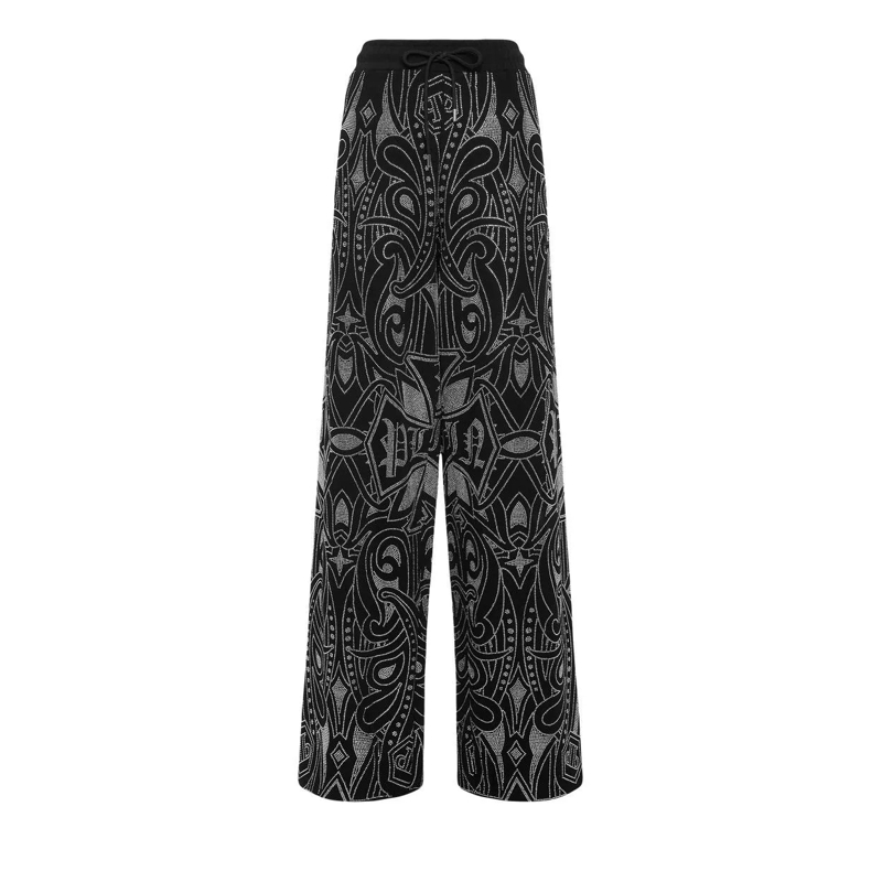 Philipp Plein Jogginghose Jogginghosen Gothic Plein Verziert schwarz(Image 5)