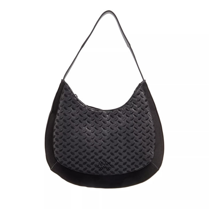 Black crossbody hobo bag best sale