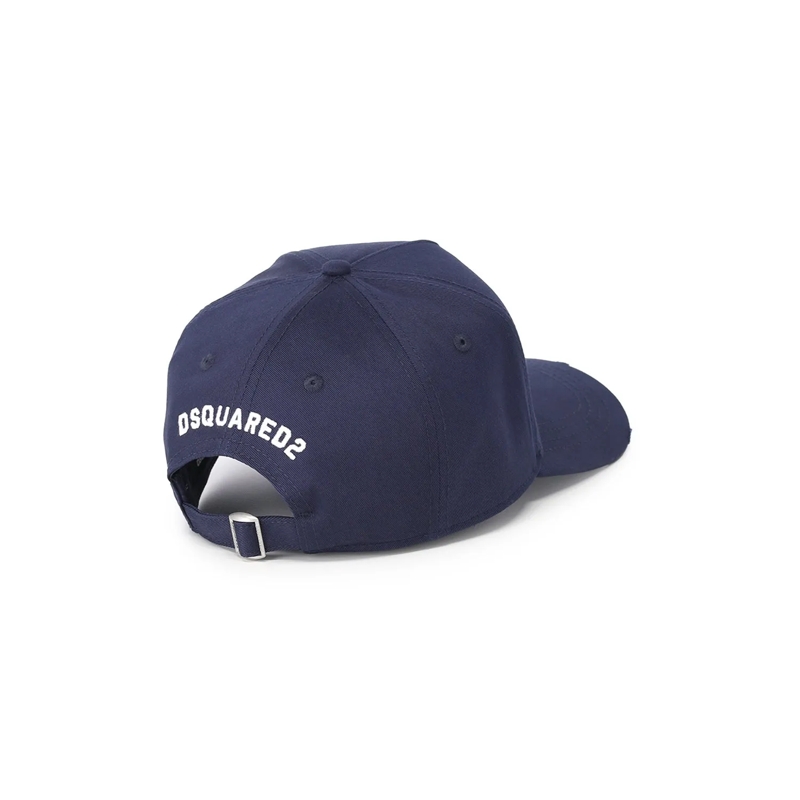 Dsquared2 Chapeau Cap mit Schriftzug blau(Image 3)