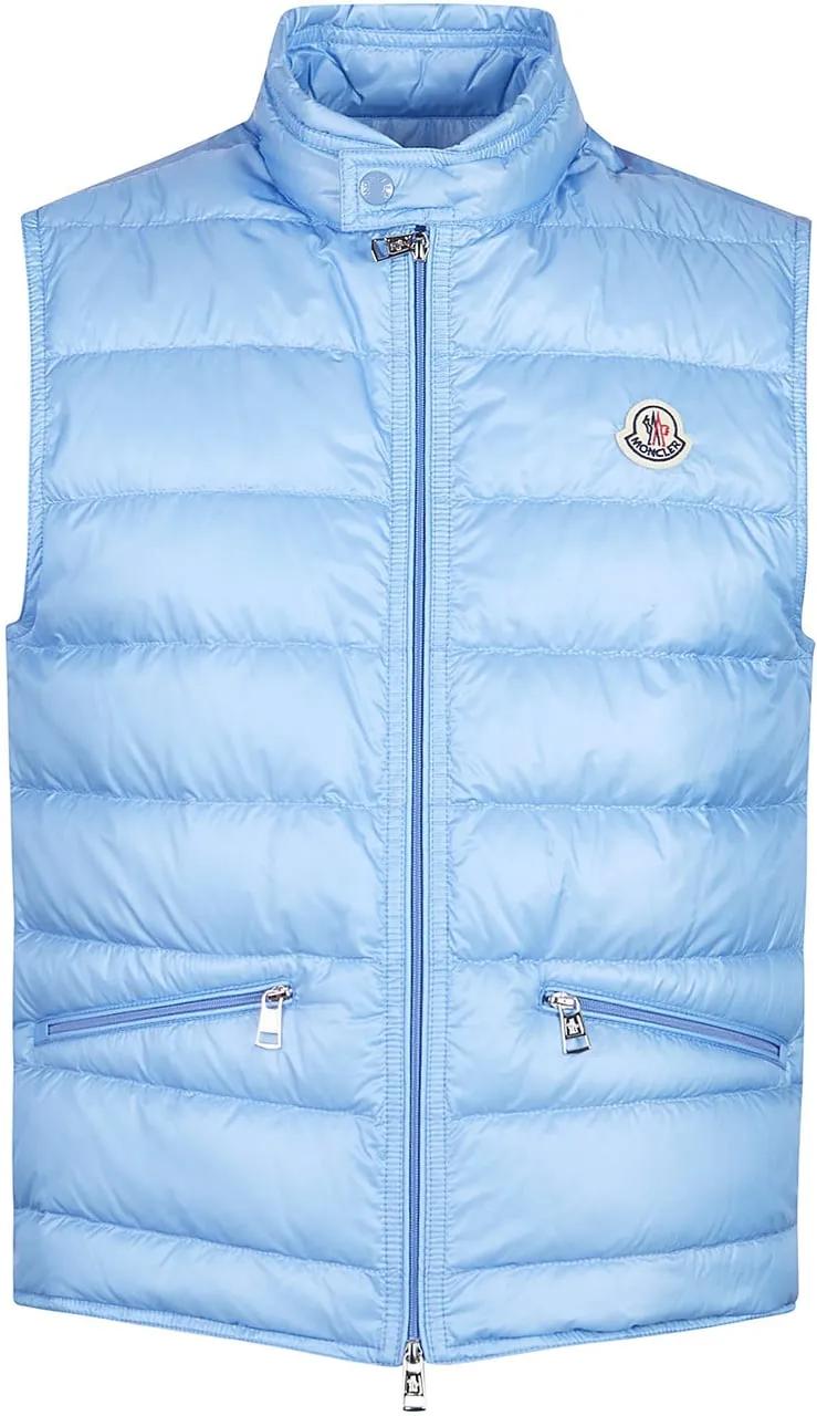 Thumbnail - Moncler - Gui Vest Blue - Größe 2 - blue