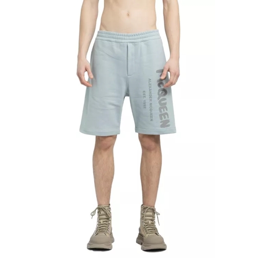 Alexander McQueen Graffiti Sweat Shorts Grey 