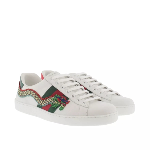 Gucci Ace Ambroidered Low-Top Sneaker White Low-Top Sneaker