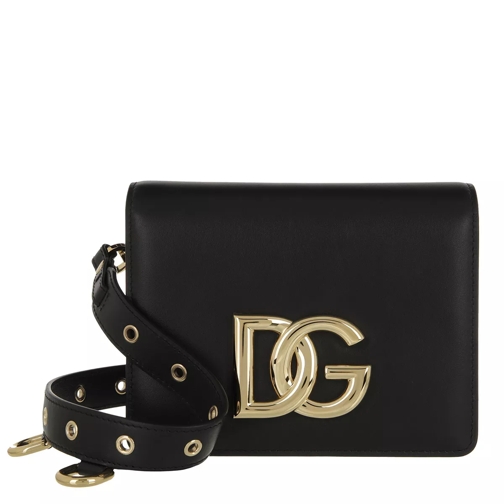 Dolce&Gabbana 3.5 Crossbody Bag Leather Black Crossbody Bag