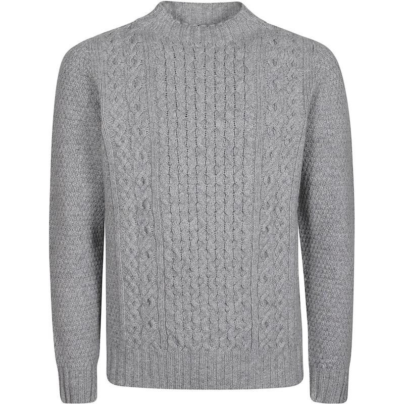 Drumohr  Turtle Neck Sweater Grey grau