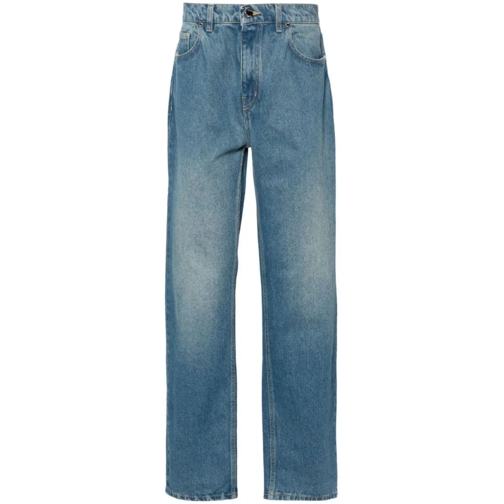 Casablanca Jeans Tennis Club Tapered-Leg Jeans Blue