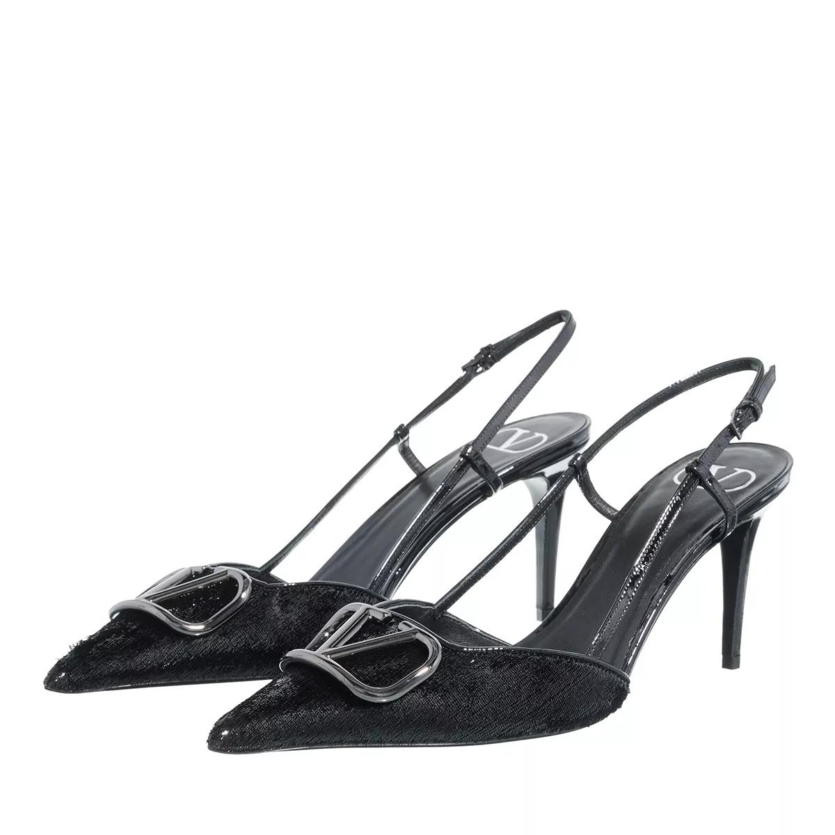 Valentino Garavani Pumps & High Heels - Plain Logo Pump Shoe - Gr. 37 (EU) - in Schwarz - für Damen