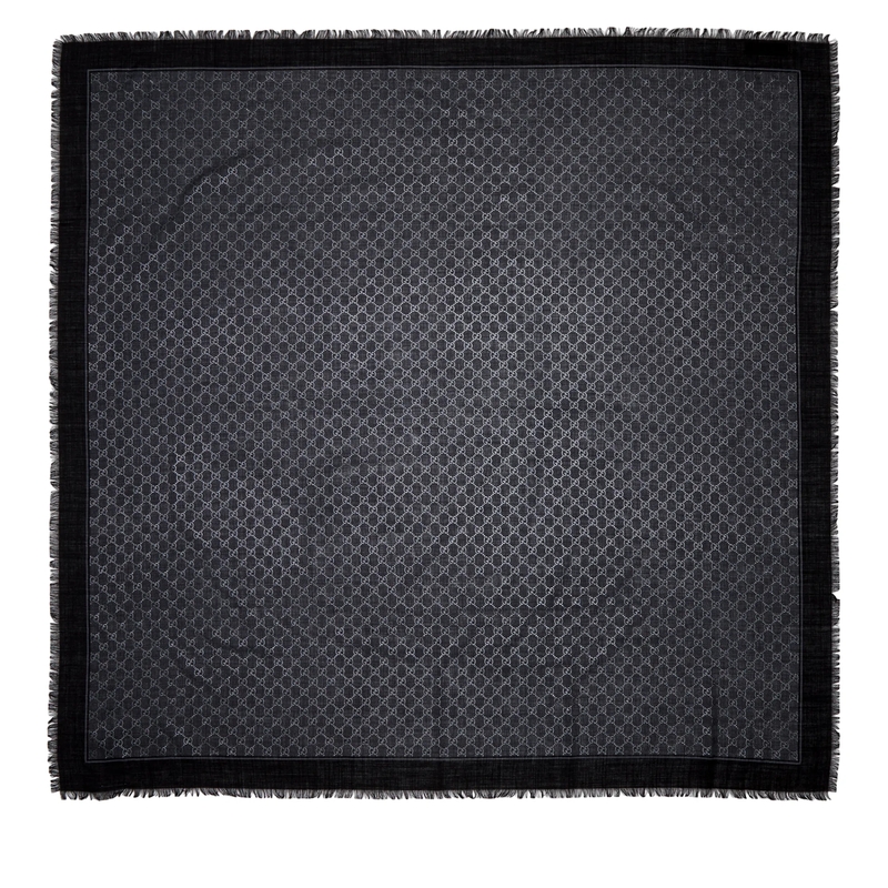 Gucci Lichtgewicht Sjaal SL GG SHAPE 100%WO mehrfarbig