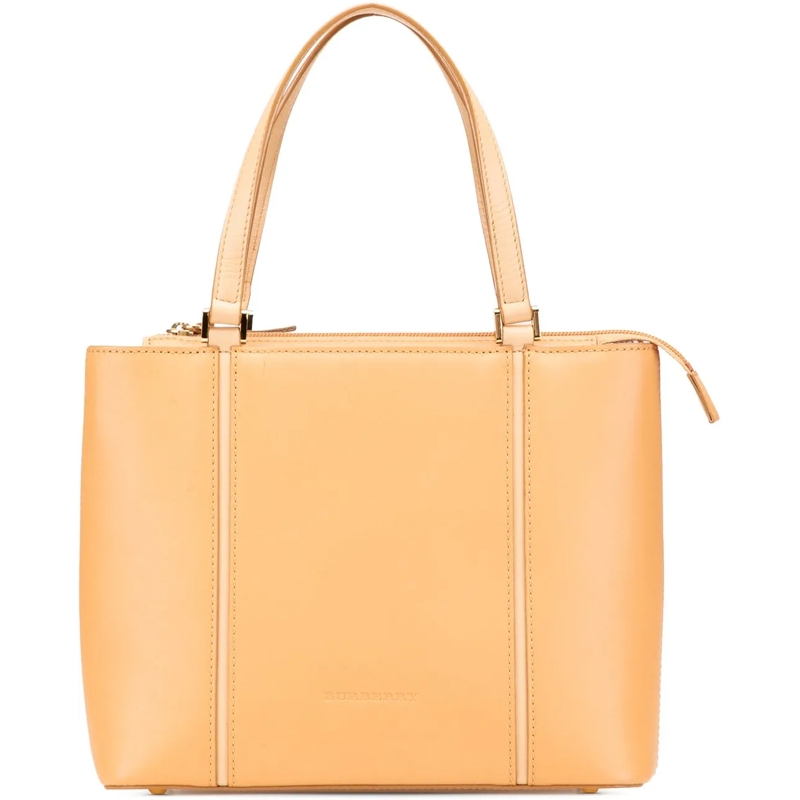 Burberry Shopper Leather Tote braun