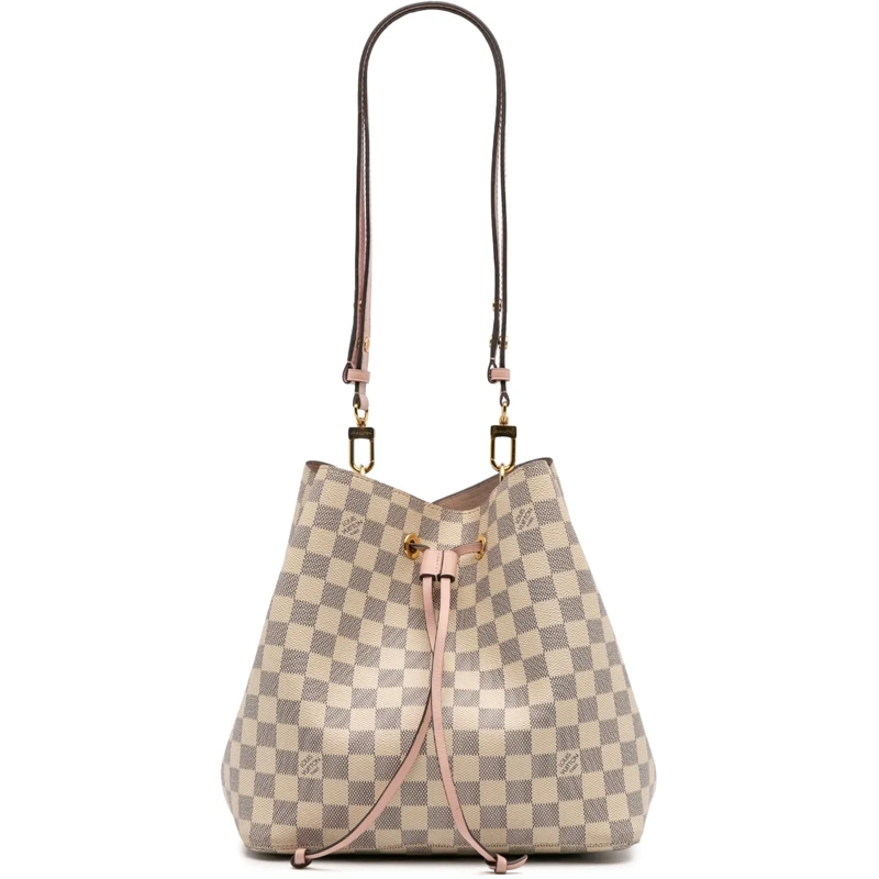 Louis Vuitton Schultertasche Damier Azur Neonoe MM weiß