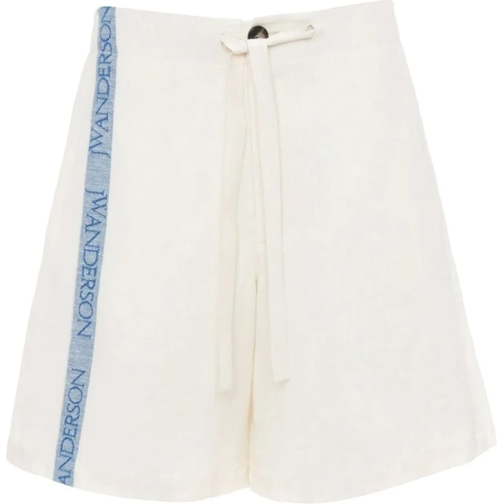 J.W.Anderson Kurze Hosen Wide Leg Shorts Off White weiß