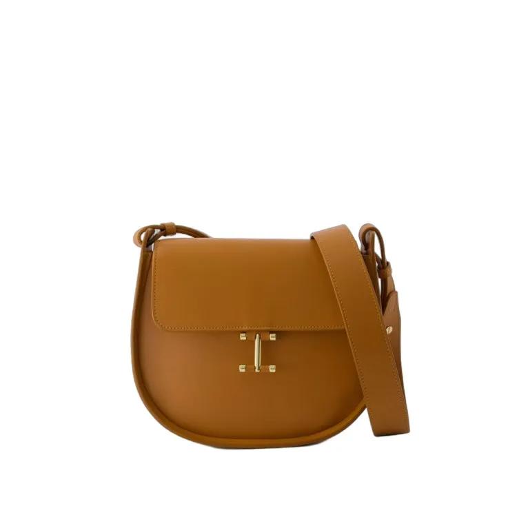 Ines De La Fressange Shopper - Senda Shoulder Bag - Leather - Camel - Gr. unisize - in Braun - für Damen